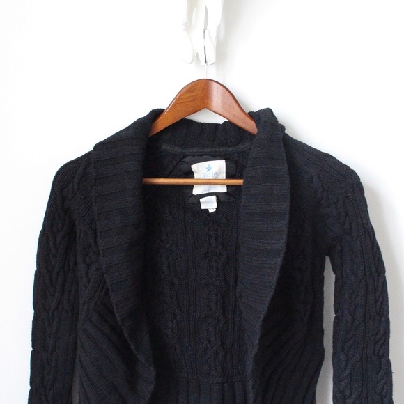 Aerie Black Knit Cardigan - Picture 6 of 8